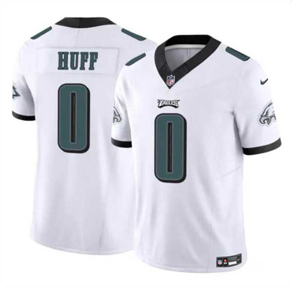 Men & Women & Youth Philadelphia Eagles #0 Bryce Huff White 2024 F.U.S.E. Vapor Untouchable Limited Football Stitched Jersey